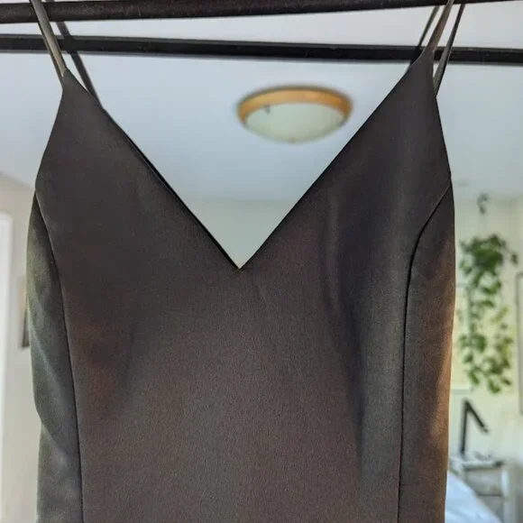 Lulus Be With You Dark Teal Blue Skater Dress in Black - Picture 5 of 7